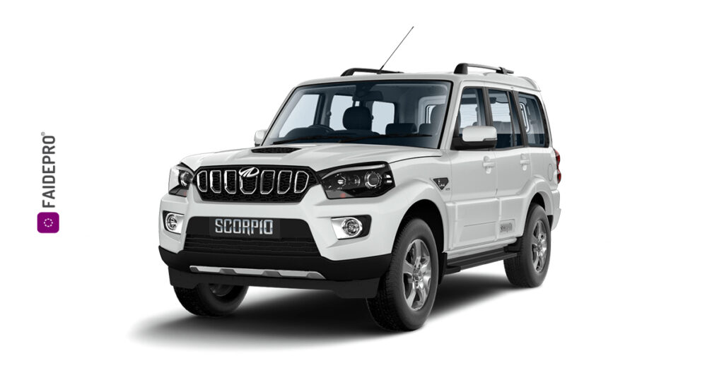 Mahindra Scorpio white